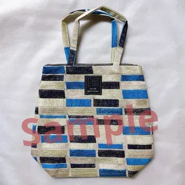 택 없음 새상품급 mina perhonen 런치 토트 LAKE