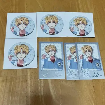 니지산지 와니뱡Days Vol.2 폴라로이드 캔뱃지 엑스 알비오