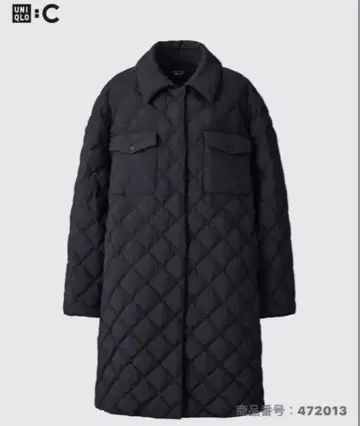 UNIQLOC 퍼프 테크 오버 사이즈 퀼트 코트 S