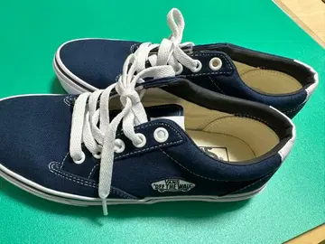 VANS OFF THE WALL 네이비 스니커즈