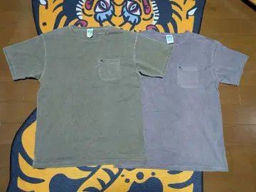 ROKX 그레이와 카키 T셔츠 2색 세트