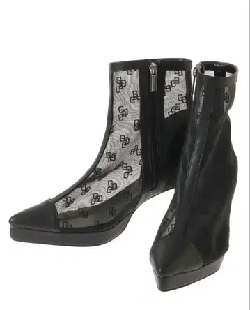 미사용 새상품 GYDA 블랙 메쉬 부츠