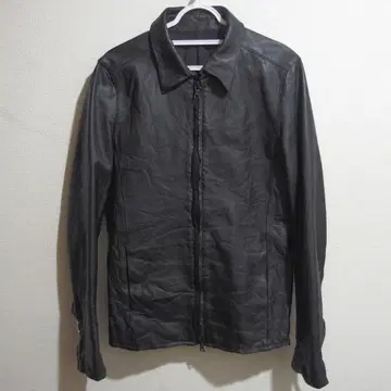 attack the mind 7 싱글 라이더 가죽 자켓