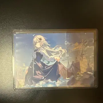 브이스포! 하나메 스미레 생일 기념 2025 금박 엽서