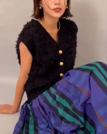 아르페쥬 스토리 리본얀 니트