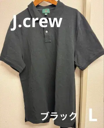 J.CREW 반팔 피케 셔츠 블랙 거인 택 L