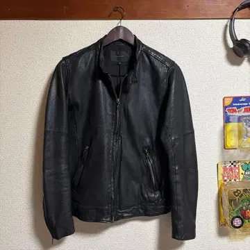 nano universe 나노 유니버스 양가죽 싱글 가죽 자켓