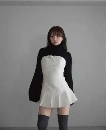 ANDMARY Twiggy tweed mini dress