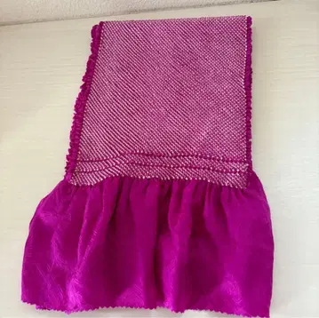 성인식 후리소데 시보리 오비 장식 천