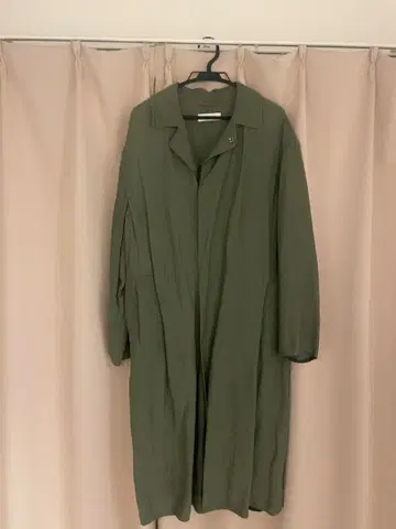 BEAUTY&YOUTH 올리브 그린 롱 코트