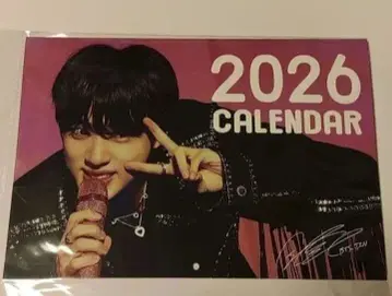 BTS 진 2026 달력 A4 진 석진 2