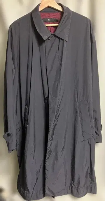 유니클로 +J 오버 사이즈 스텐카라 코트 그레이 L 미사용 택 포함