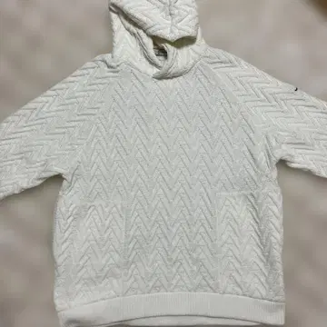 CALL&RESPONSE 화이트 후드 부착 후드티