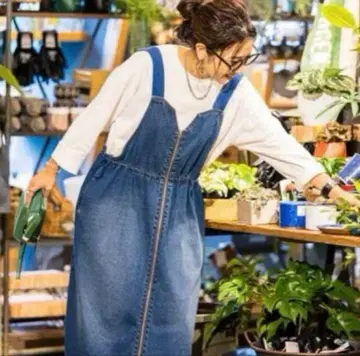 니코앤드 2way 데님 점퍼 스커트