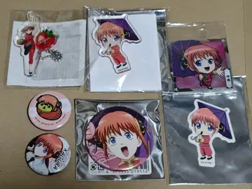 은혼 카구라 캔뱃지 아크릴 키링 스티커