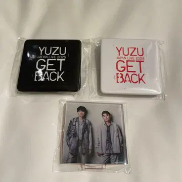 YUZU JAPAN LIVE GET BACK 캔뱃지 2개 아크릴 스탠드