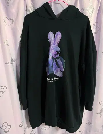 토끼 귀 후드티 트레이닝복 원피스 속기모 지뢰계 서브컬쳐