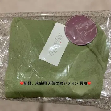 천사의 면 쉬폰 88 모스그린 L 사이즈 긴팔