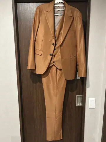 브라운 캐주얼 수트 세트