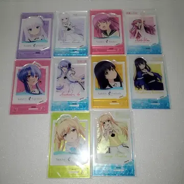 Summer Pockets 사진 스타일 아크릴 스탠드 전 10종 세트