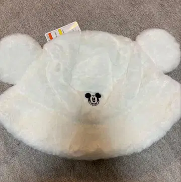 새상품! 디즈니 미키 퍼 버킷 햇 화이트