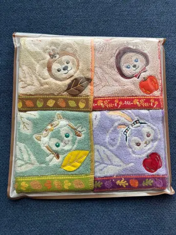 더피와 프렌즈 미니 타월 4장 세트