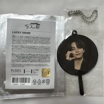 SEVENTEEN FOLLOW 럭키 드로우 정한 미니 피켓