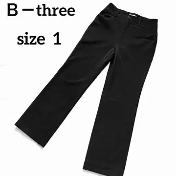 비쓰리 770391 더블 웜 스트레이트 속기모 블랙 S~M