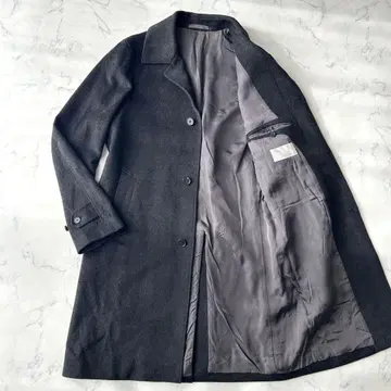 캐시미어 혼방 EDIFICE 스텐카라 코트 롱 코트 히요쿠 XL 상당