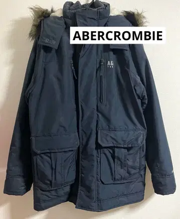 ABERCROMBIE 네이비 모즈 코트 M 사이즈