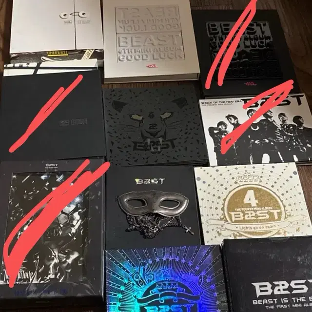 (일괄판매) 비스트 하이라이트 앨범 일괄