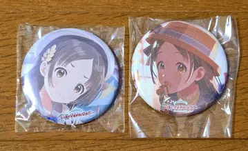 학원 아이돌 마스터 쿠라모토 치나 CD 특전 캔뱃지 2개