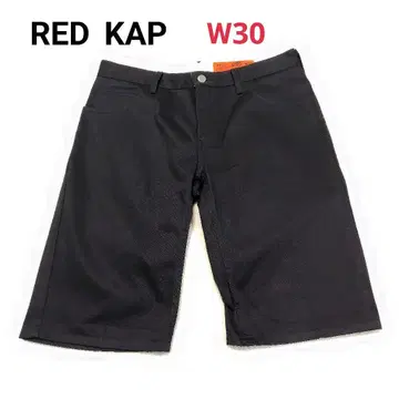 레드캡 RED KAP 하프 팬츠 W30 블랙