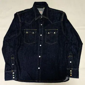 플랫 헤드 데님 셔츠