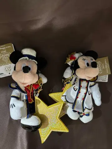 미키 미니 인형 배지 바 20주년 2021 크리스마스