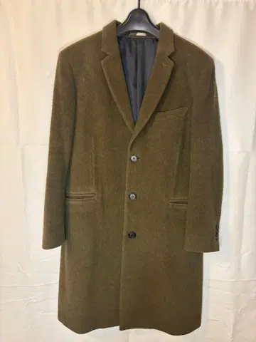 폴스미스 올리브 그린 체스터 코트 L