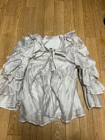 Snidel 핑크 프릴 블라우스