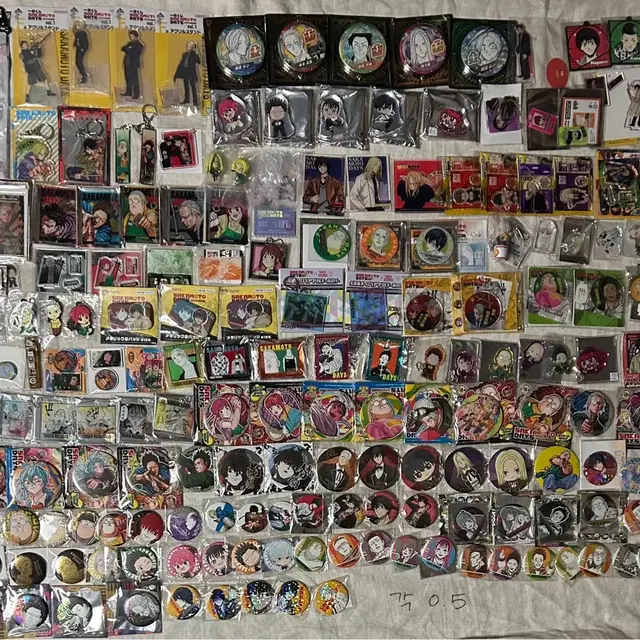 사카데이 캔뱃지 아크릴 스탠드 등 정리 (나구모 신 오사라기 나츠키)