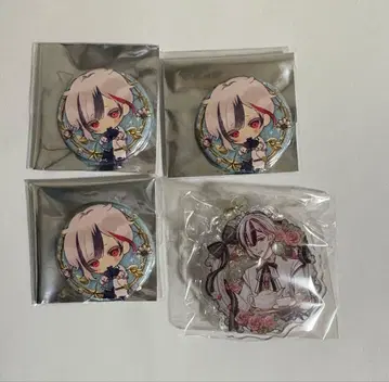 악마 집사와 검은 고양이 아쿠네코 아크릴 키링 부적 캔뱃지