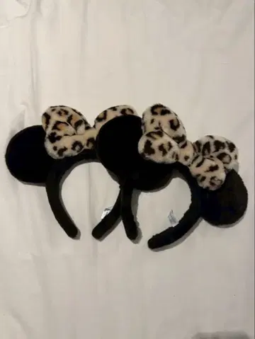 미니 레오파드 무늬 머리띠 레오파드 무늬