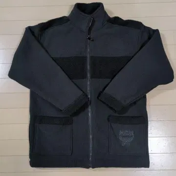 MCM 다크 그레이 플리스 자켓
