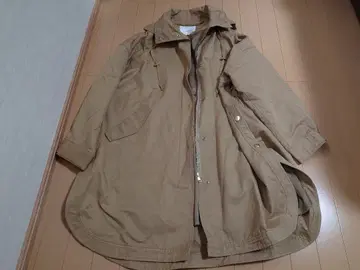 CADUNE 후드 부착 모즈 코트 36 빅 사이즈 새상품급