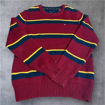 TOMMYHILFIGER 보더 긴팔 니트