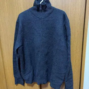 새상품급 J.CREW(제이크루) 드라이버즈 니트 차콜 그레이