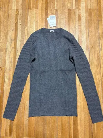 미사용 새상품 완판 IENA [ 추가 ] 이탈리아 얀 RIB 크루 풀오버