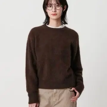 [ 새상품 ] beauty&youth 폭스 캐시미어 블렌드 크루넥 니트