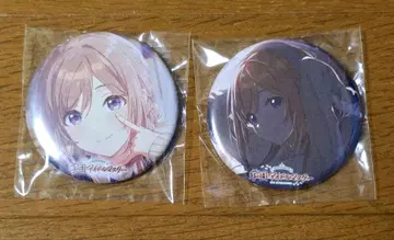 학원 아이돌 마스터 히메사키 리나미 CD 특전 캔뱃지 2점