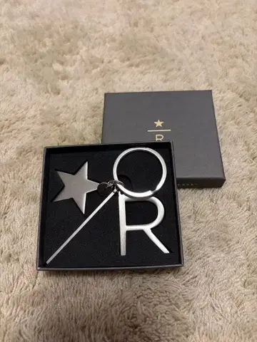 스타벅스 리저브 키링 실버