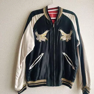 매와 후지산 자수 스카잔