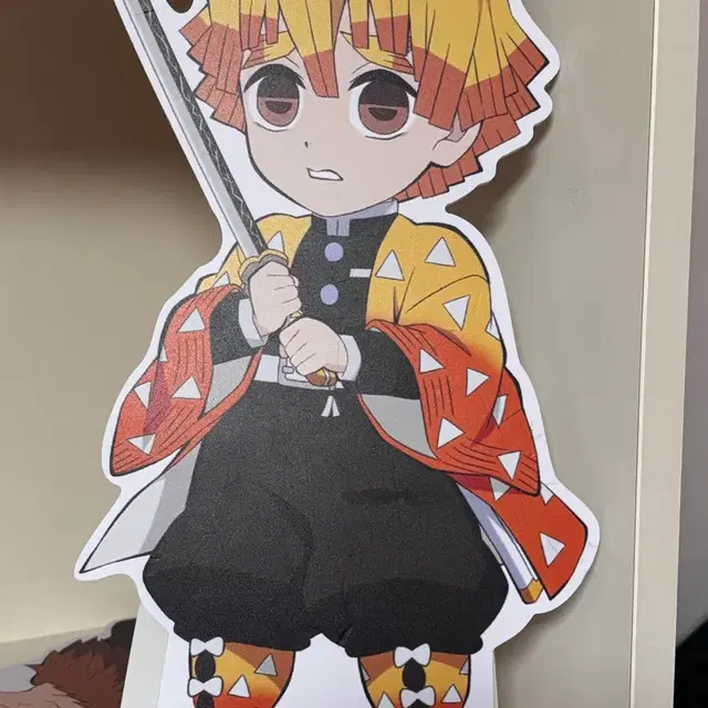 귀멸의칼날 젠이츠 신세계 팝업 미니 등신대 스탠드